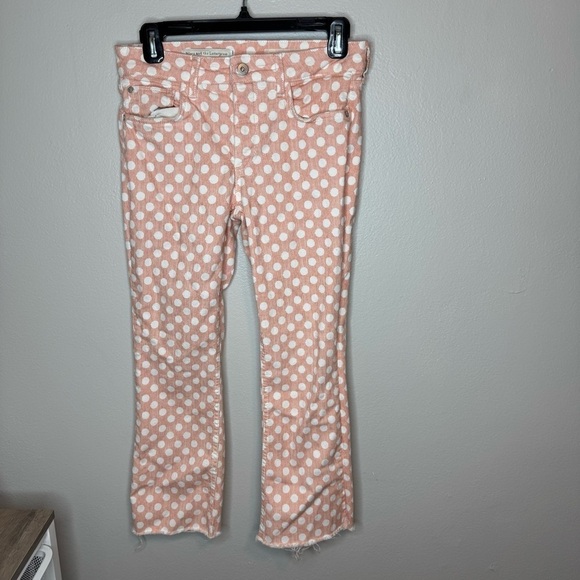 Anthropologie Pilcro and The Letterpress High Rise Bootcut Jeans Polka Dot - Picture 4 of 13